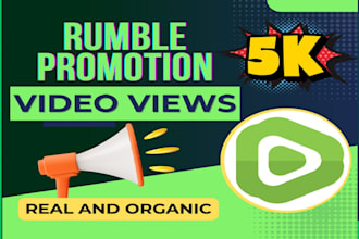 do organic rumble promotion to increase growth and ranking