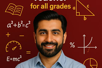 be expert math tutor for all grades of  mathematics