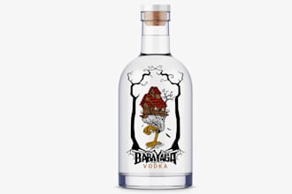 design motivation beer bar vodka logo