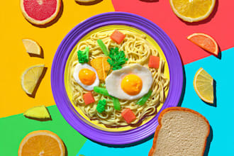 make a food pop art of your food