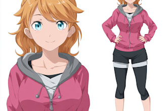 draw custom beautiful anime art