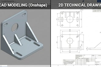 create 3d cad models for you