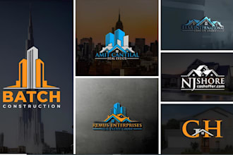 do real estate, construction, property, home logo