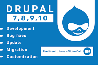 provide drupal site maintenance and issue resolution