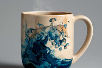 make custom coffee mug and cup design for you