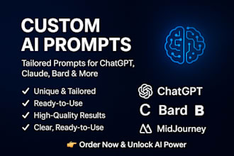 design custom ai prompts and workflows for better results