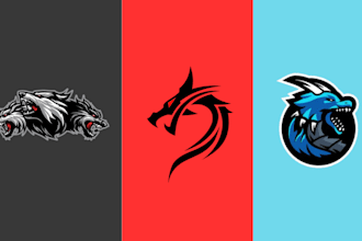 design esports, team, mascot, monogram, or streaming logo
