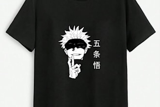 design anime and samurai style t shirt designs