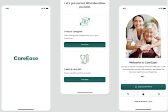 develop elderly caregiver app, adult caregiver app, health monitoring app
