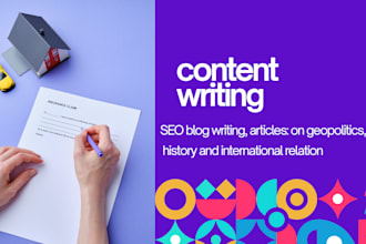 write in depth blogs on global news