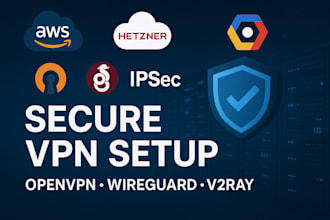 set up a secure VPN server with web mgmt UI on any cloud