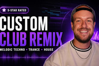 remix your song into melodic techno, trance, or house