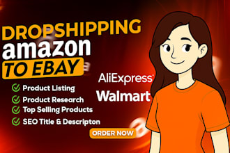 do amazon to ebay dropshipping listing
