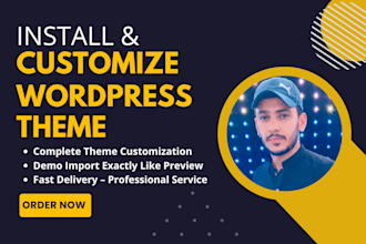 install and customize envato wordpress theme with demo import