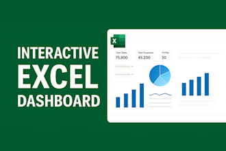 create professional excel dashboard for your data