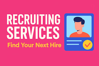 recruit and source the best candidates for your company