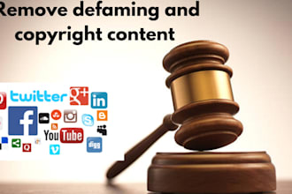 remove copyright infringing content all over the internet under dmca