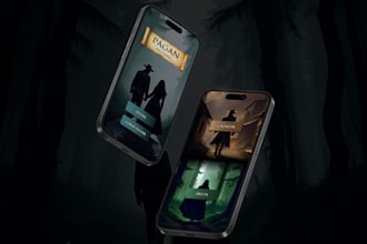 create a mobile app design with ai image generation