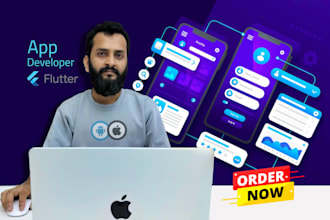 do mobile app development for ios or android using dart and flutter
