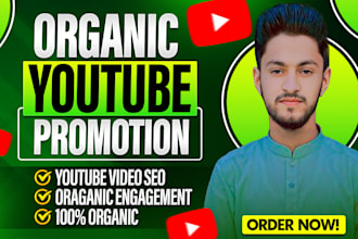 do organic youtube video promotion for your channel growth
