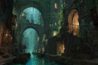 create environment concept art