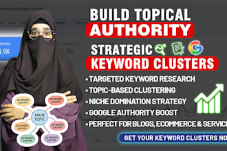 create topical keyword clusters for authority building and SEO growth