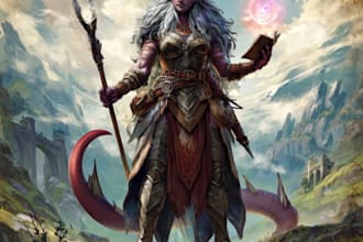 dnd character art and dnd character art