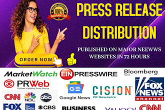 do a professional press release writing and distribution