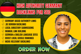 build high authority german backlinks for seo with dofollow and local domains