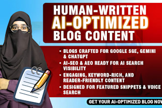 write ai optimized blog content for google sge gemini chatgpt
