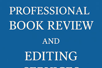 review and critique your book as a professional