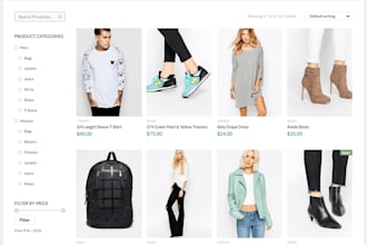 design online store, online shop, woocommerce website