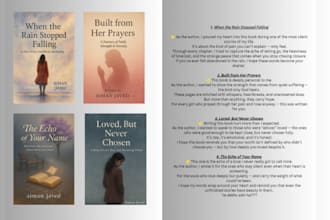 create a stunning ebook cover with description