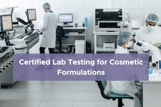 run stability testing for your cosmetic formulation