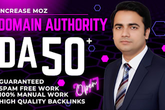 increase moz da domain authority 50 plus