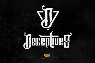 create clean, modern metalcore, deathcore, mathcore, djent, hard rock band logo
