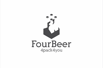 design a modern custom logo for your beer brewery or craft brand