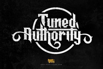 design a modern logo for your metal or rock band