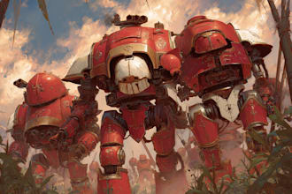 create a warhammer illustration
