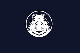 design face cycling brand logo