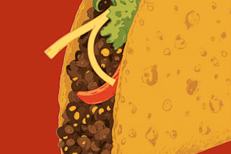 design food flyers, posters, menus for cultural restaurants