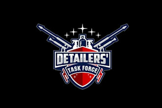 design glamorous detailers task force logo