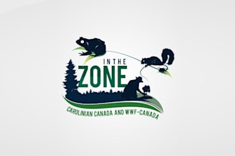 make attractive gardeners creating habitat logo for wildlife