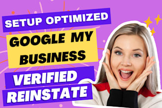 fix google my business optimize, gmb setup, gmb suspension