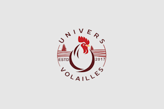design premium super poultry farming logo