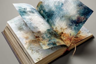 draw professional book cover design or kindle cover design