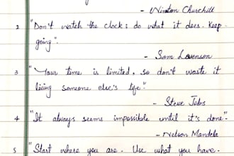 provide handwritten notes, assignments and translations
