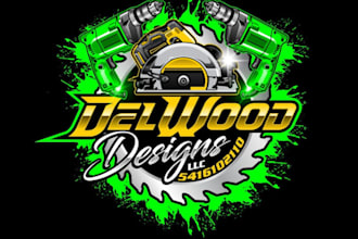 design modern woodwork logo with unlimited revisions