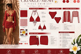 design your swimwear collection based on your vision