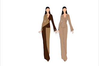 create clothing designs for men, women and brands